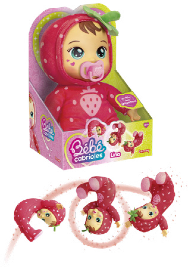 MON BÉBÉ CABRIOLES LINA LA FRAISE