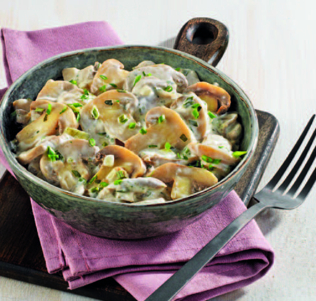SALADE DE CHAMPIGNONS AIL ET FINES HERBES
