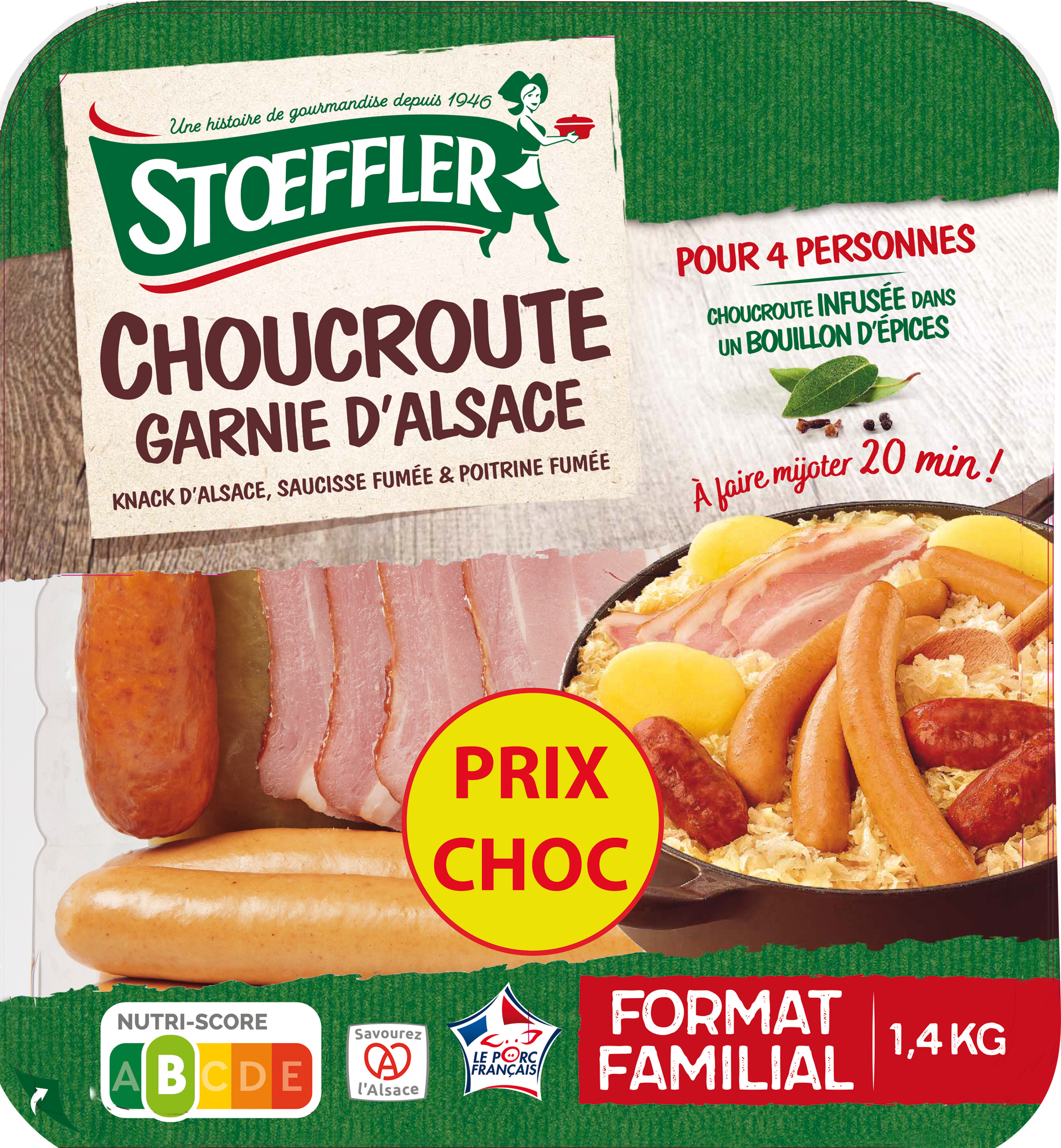 CHOUCROUTE GARNIE D'ALSACE