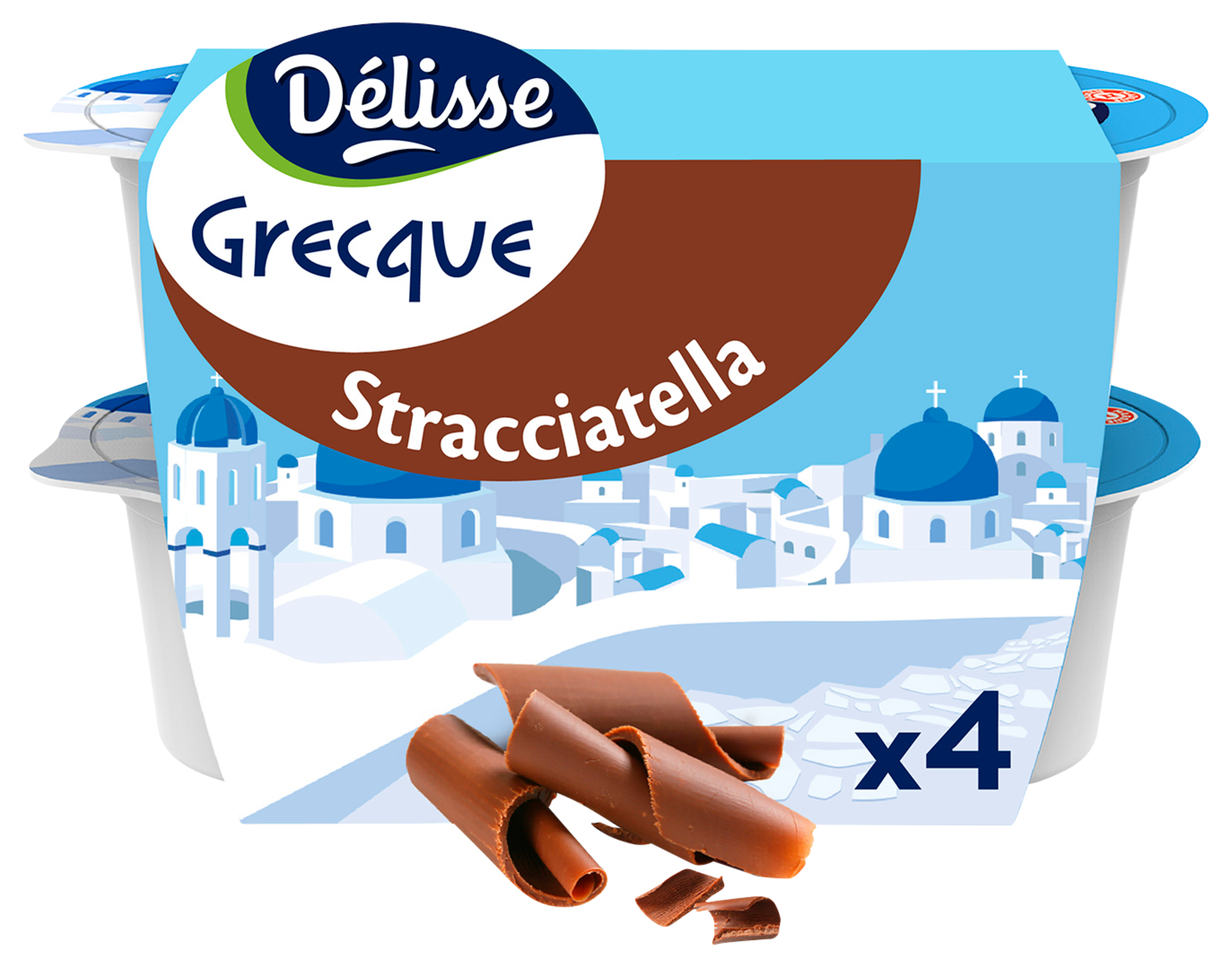 YAOURT À LA GRECQUE STRACCIATELLA 