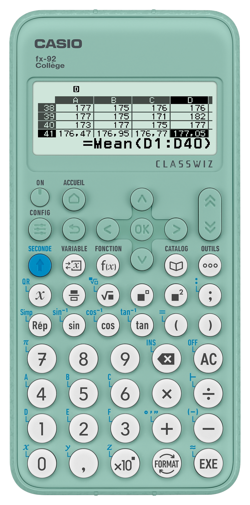 CALCULATRICE SCIENTIFIQUE FX-92 SPÉCIALE COLLÈGE