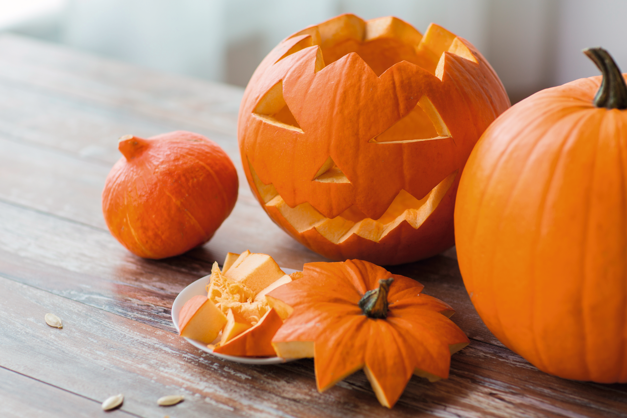 Courge spéciale Halloween