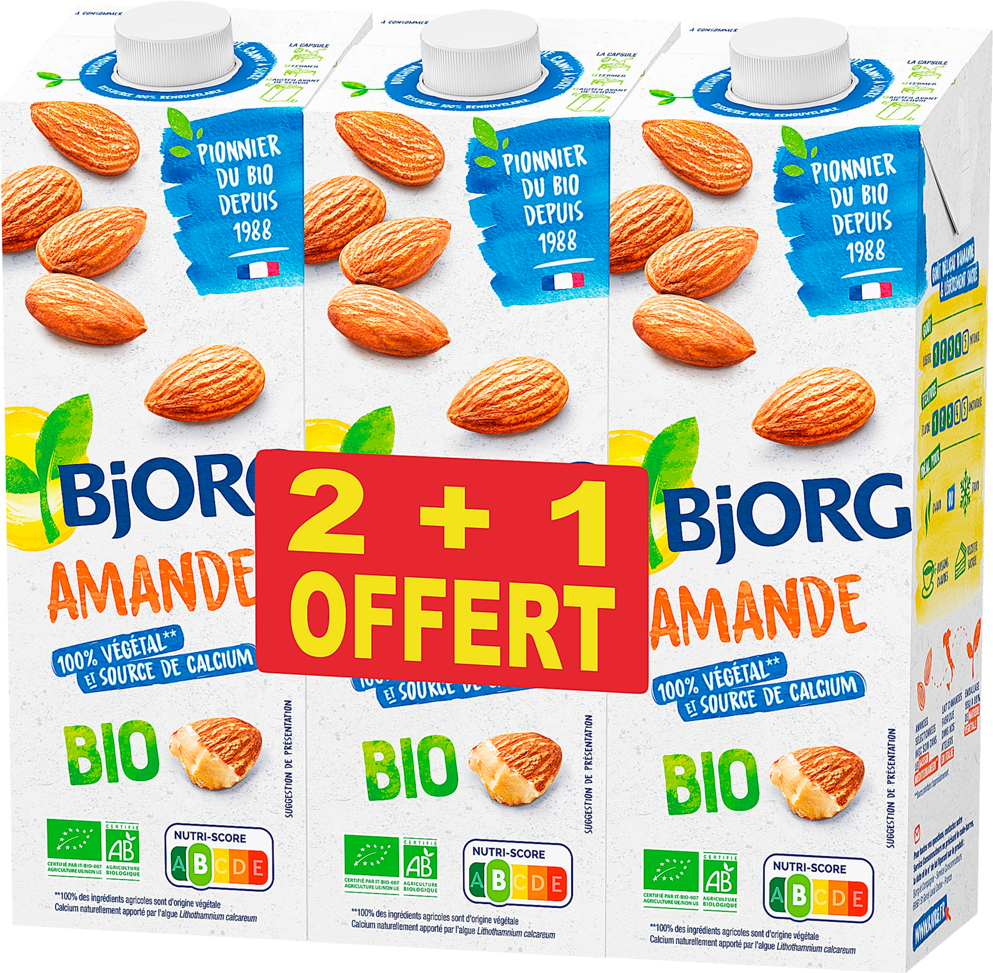 BOISSON VÉGÉTALE AMANDE BIO