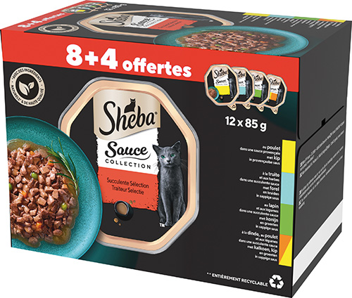 Barquettes pour chat