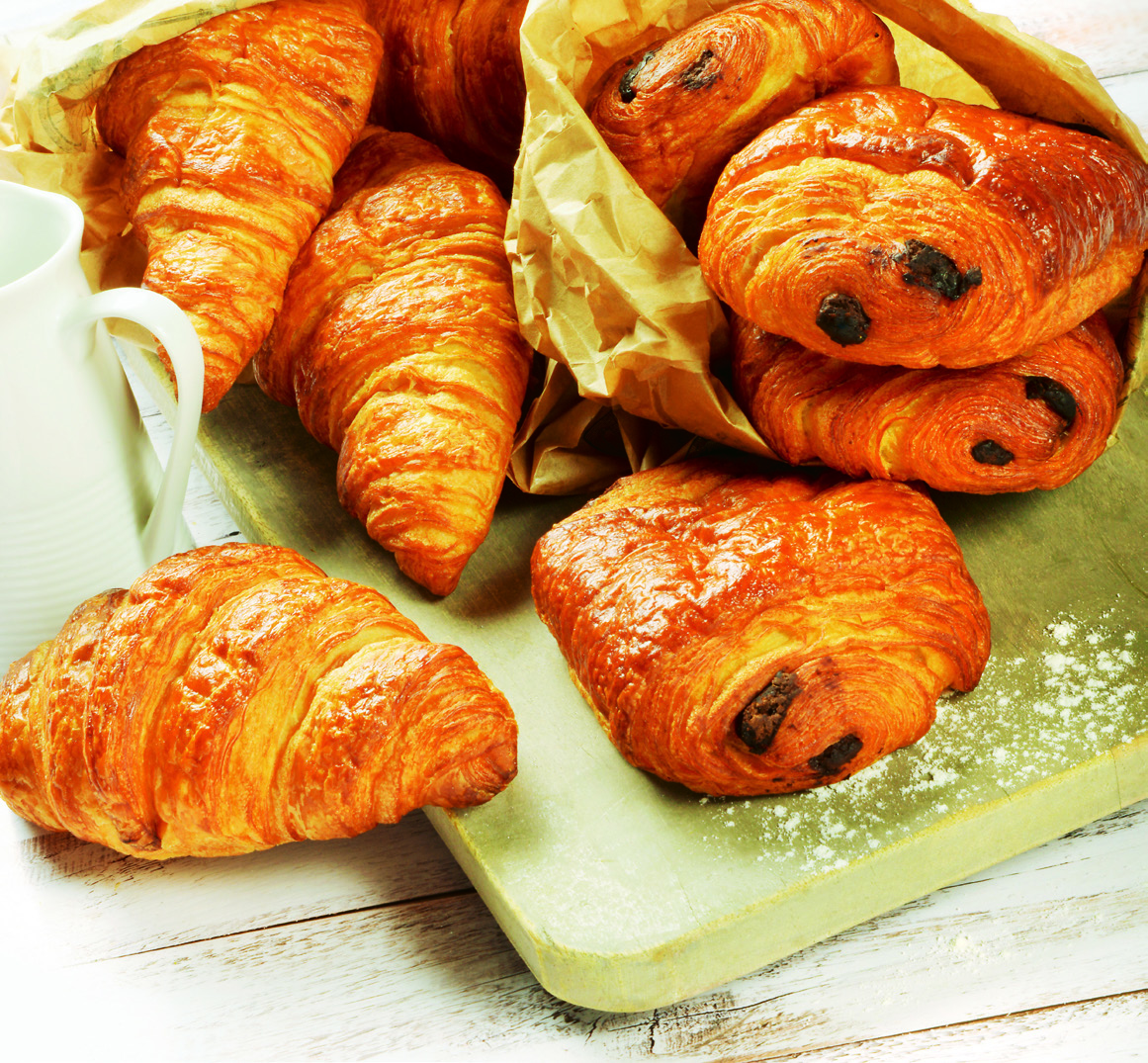 5 CROISSANTS ET 5 PAINS AU CHOCOLAT