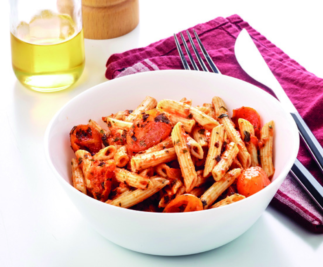 MINI PENNE ET TOMATES À L’ITALIENNE