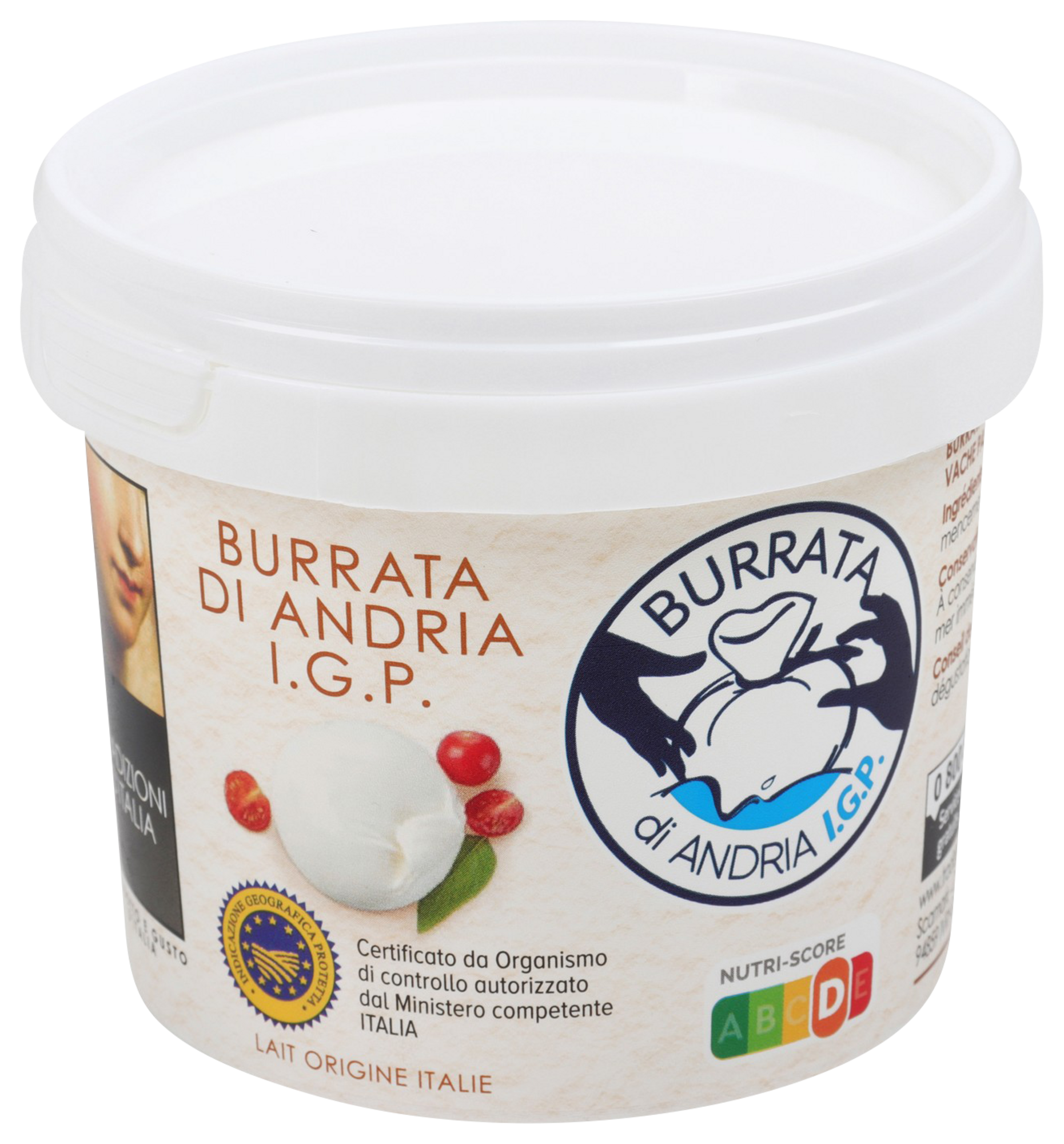 BURRATA DI ANDRIA 18% MAT. GR. IGP