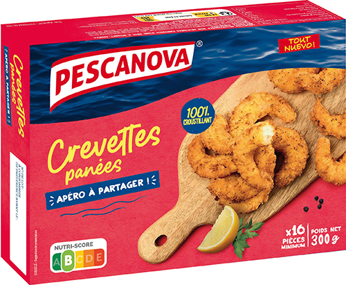 CREVETTES PANÉES SURGELÉES