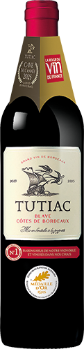 AOP BLAYE CÔTES DE BORDEAUX “TUTIAC” ROUGE 2023