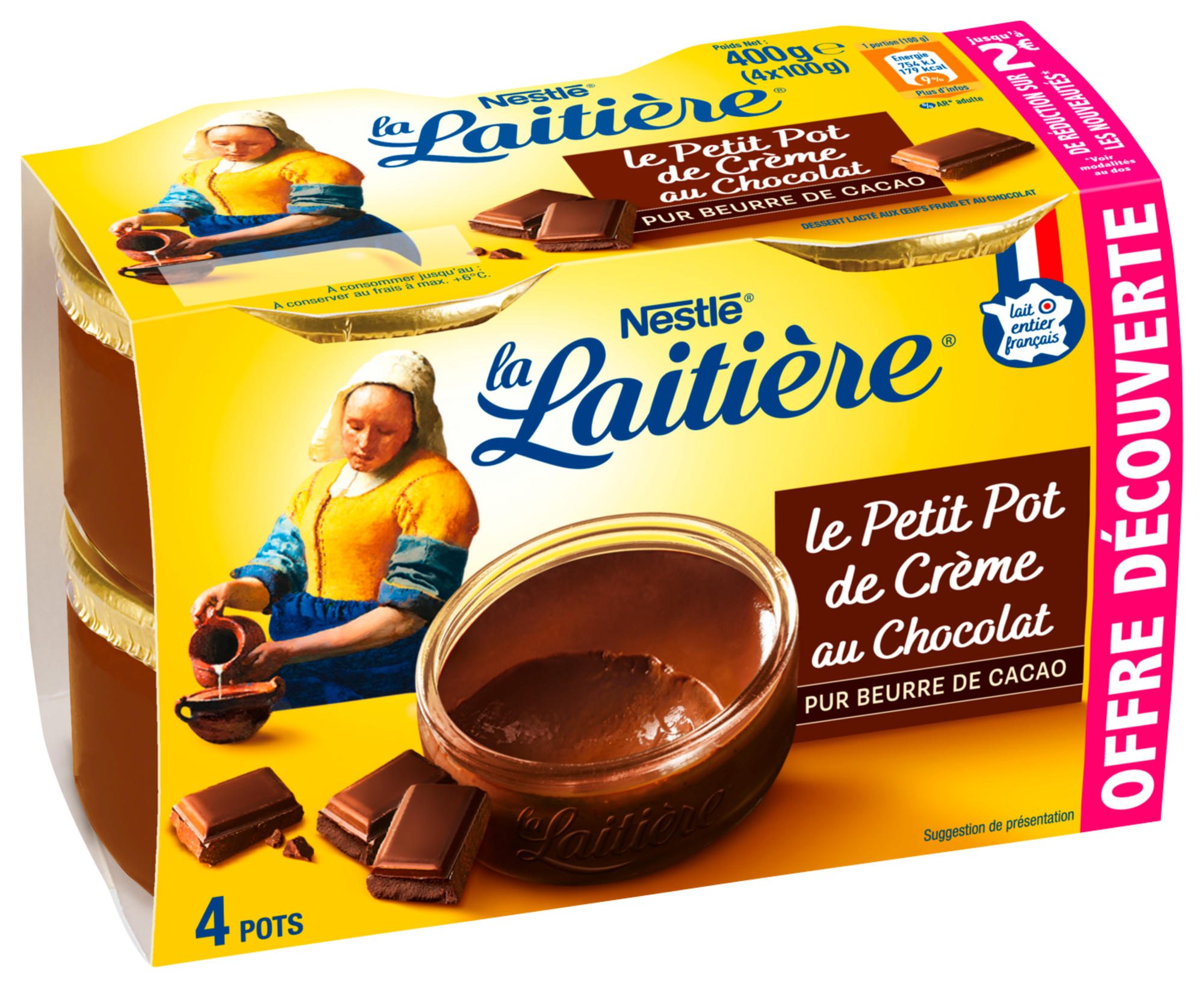 Le Petit pot de Crème au Chocolat Offre Découverte