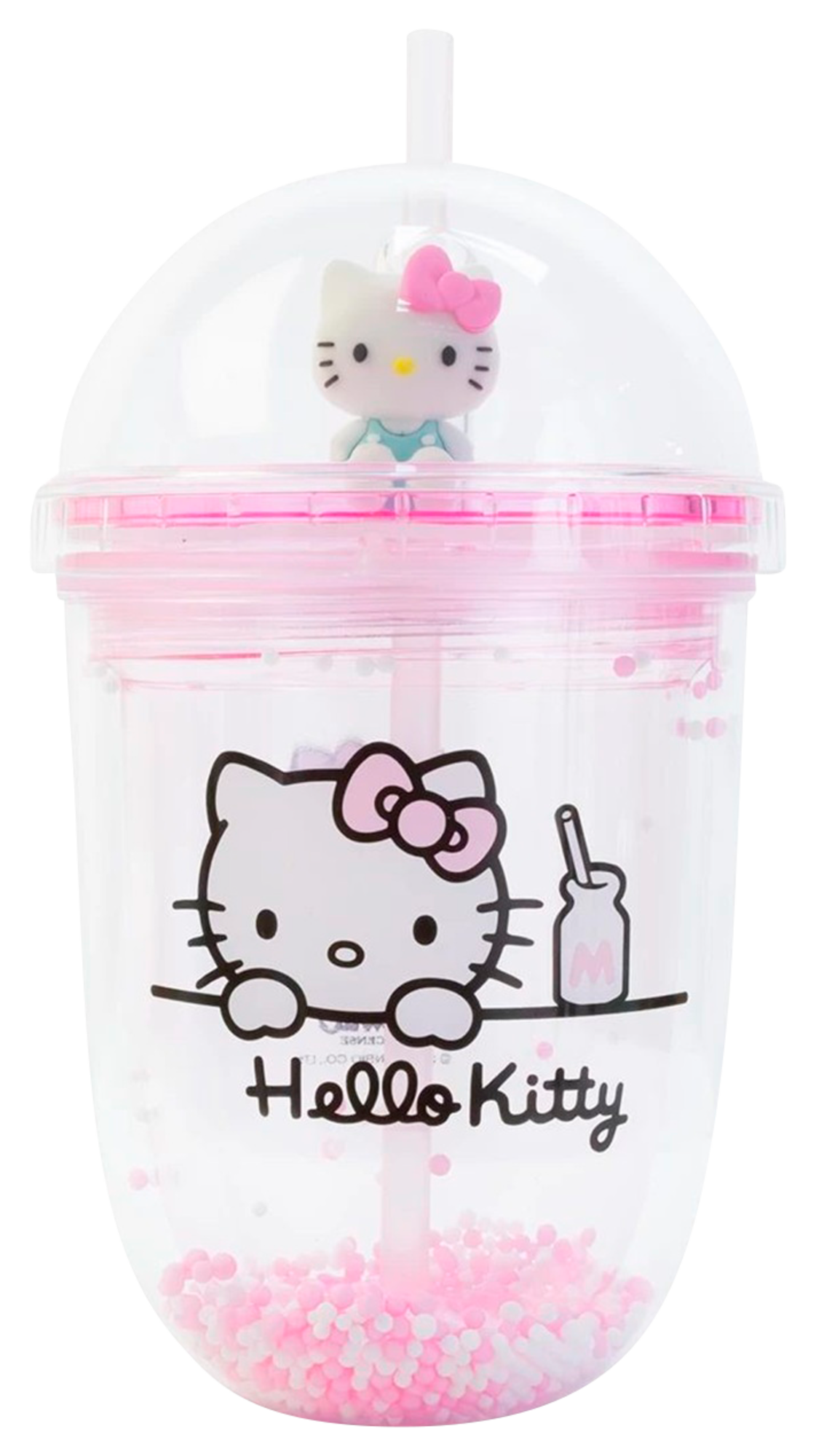 SÉLECTION DE GOBELETS AVEC PAILLE HELLO KITTY