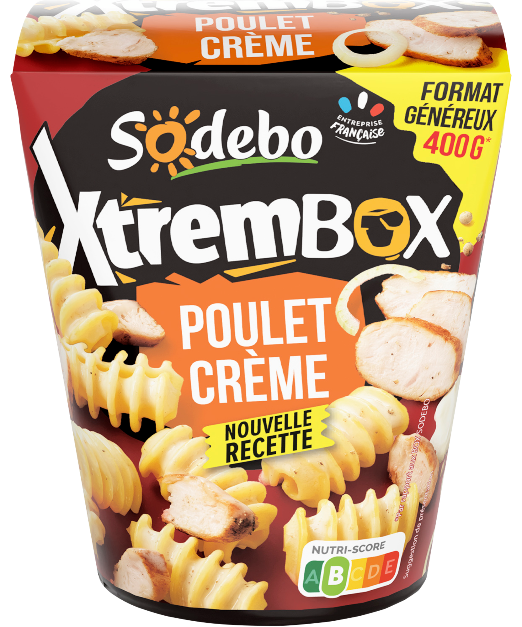 Xtrembox radiatori poulet crème