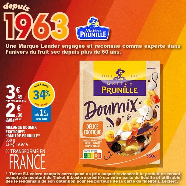 MÉLANGE DOUMIX EXOTIQUE