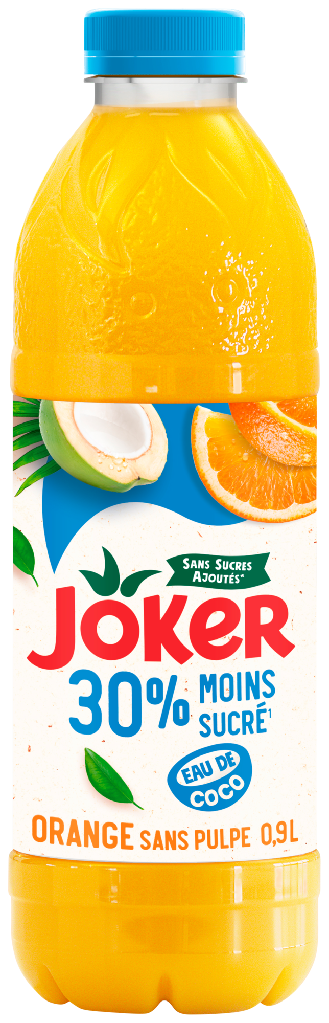 JUS D'ORANGE SANS PULPE - EAU DE COCO 30% MOINS SUCRÉ 