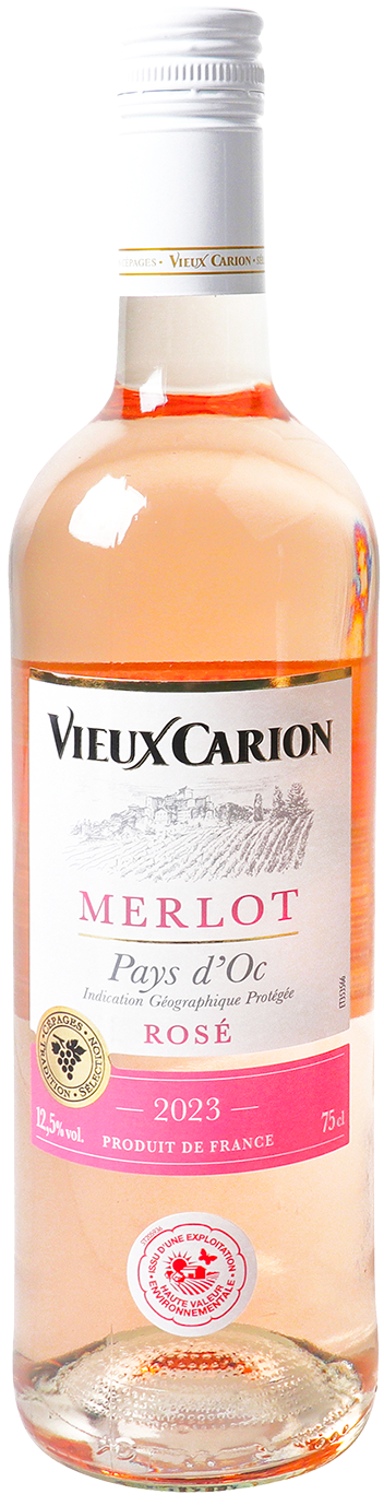 IGP VIN ROSÉ PAYS D'OC MERLOT