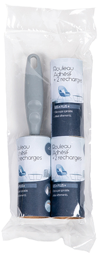 ROULEAU ADHÉSIF + 2 RECHARGES