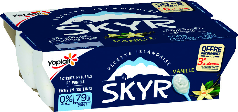 SKYR VANILLE 0% MAT.GR.(4) OFFRE DÉCOUVERTE 