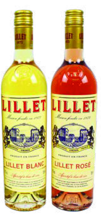 LILLET APÉRITIF À BASE DE VIN BLANC/ROSÉ