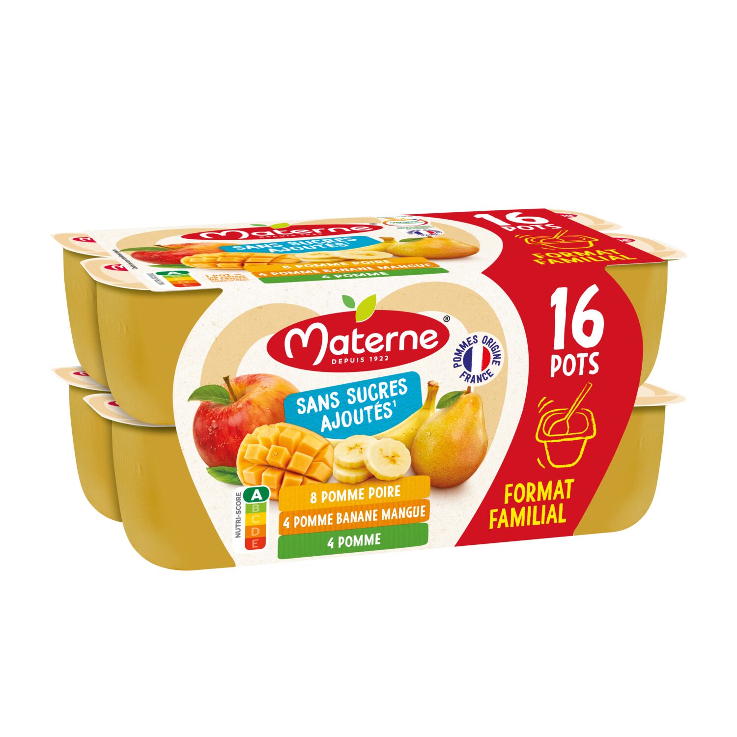 COMPOTES EN POTS SANS SUCRES AJOUTÉS