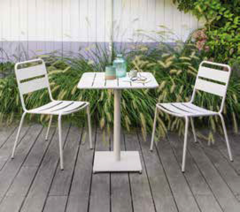 Table fixe Carrée 2 places 