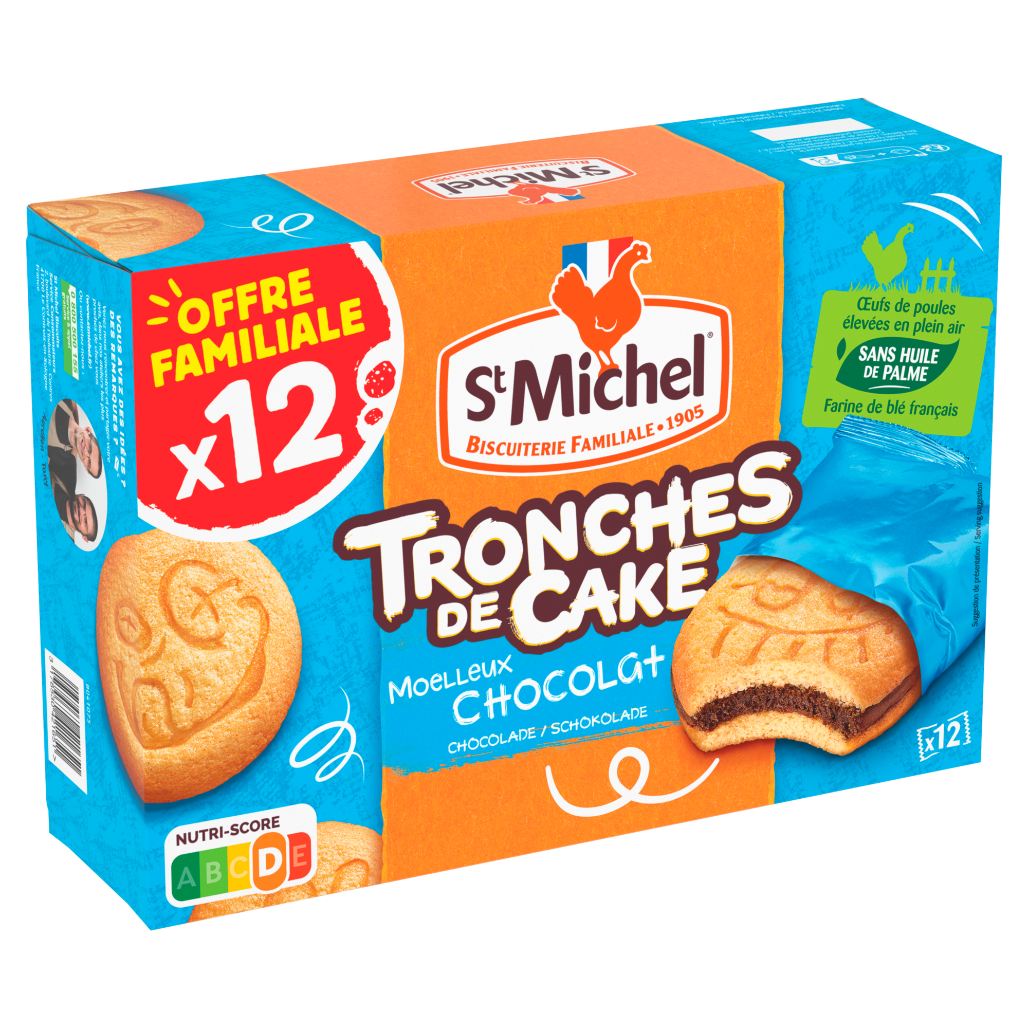 TRONCHES DE CAKE