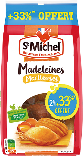MADELEINES MOELLEUSES NATURE