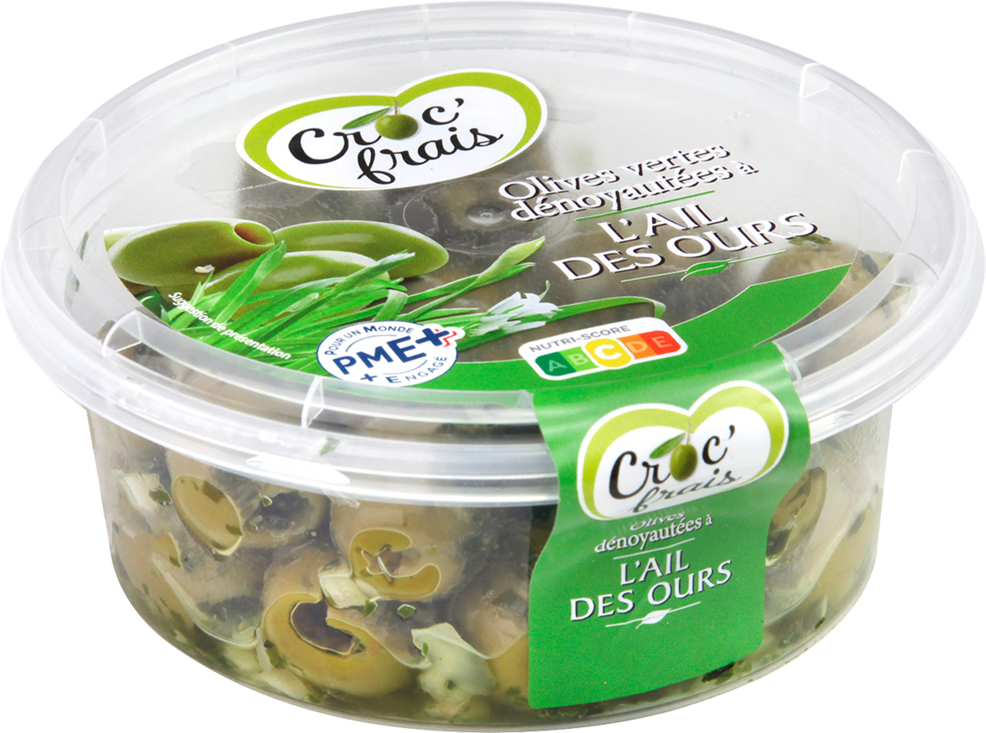 Olives dénoyautées à l'ail des ours