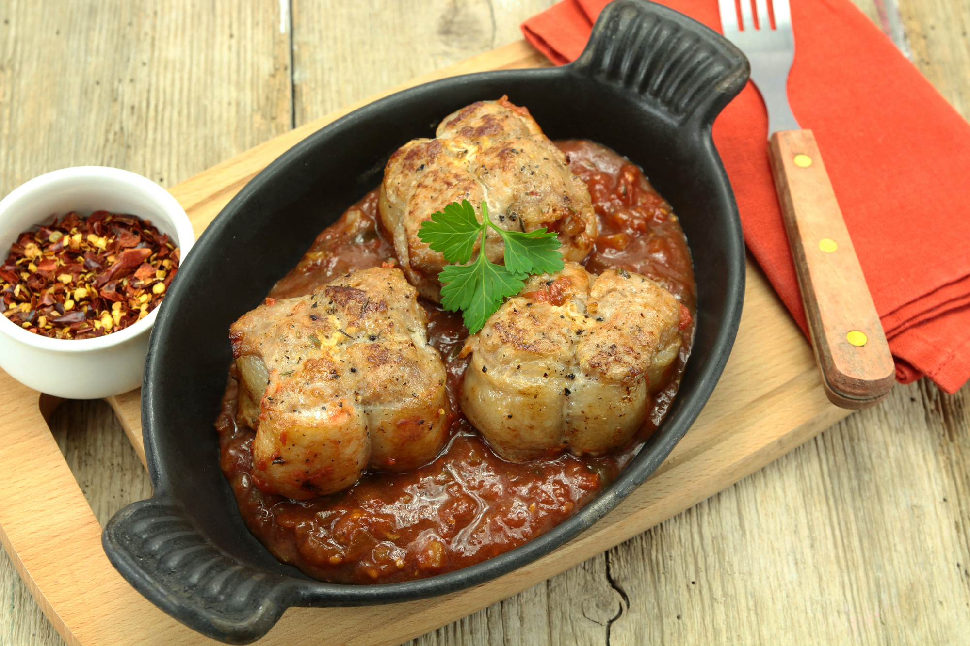 Paupiette de veau cuit à la tomate "LE PRIVILEGE"