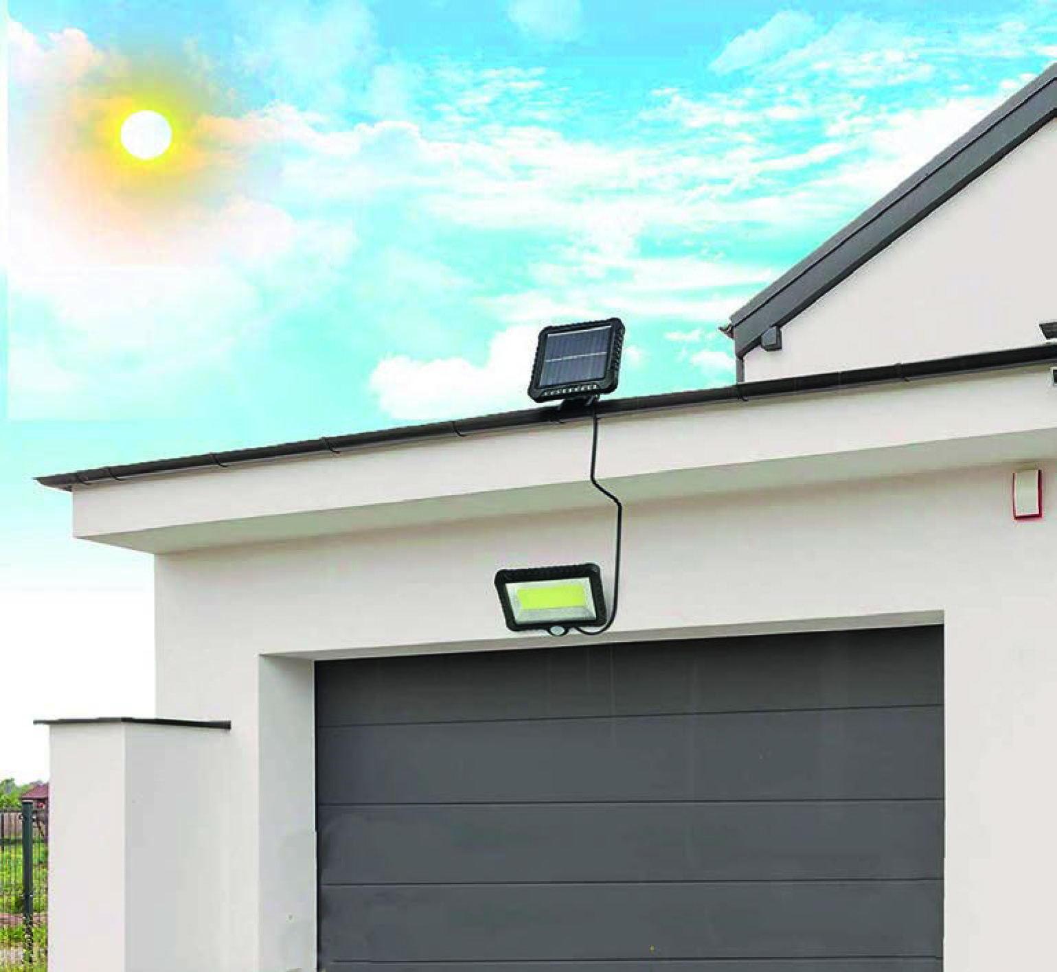 PROJECTEUR SOLAIRE AVEC DÉTECTEUR(1)