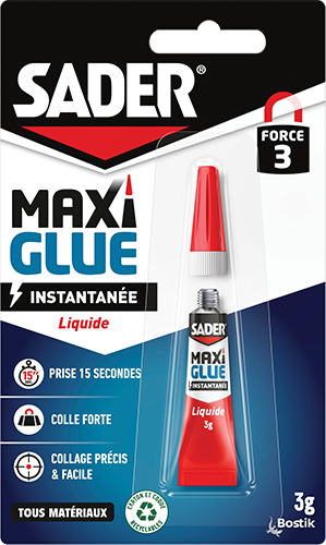 MAXIGLUE INSTANTANÉE 
LIQUIDE FORCE 3