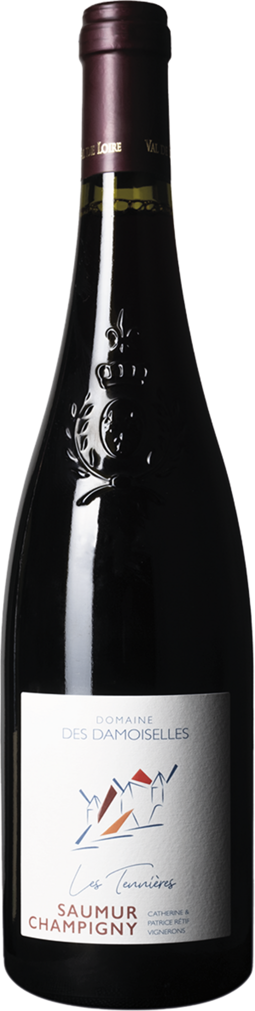 AOP SAUMUR CHAMPIGNY ROUGE BIO -  DOMAINE DAMOISELLE "LES TENNIÈRES" 2024