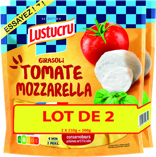 LOT DE 2 GIRASOLI TOMATE MOZZARELLA