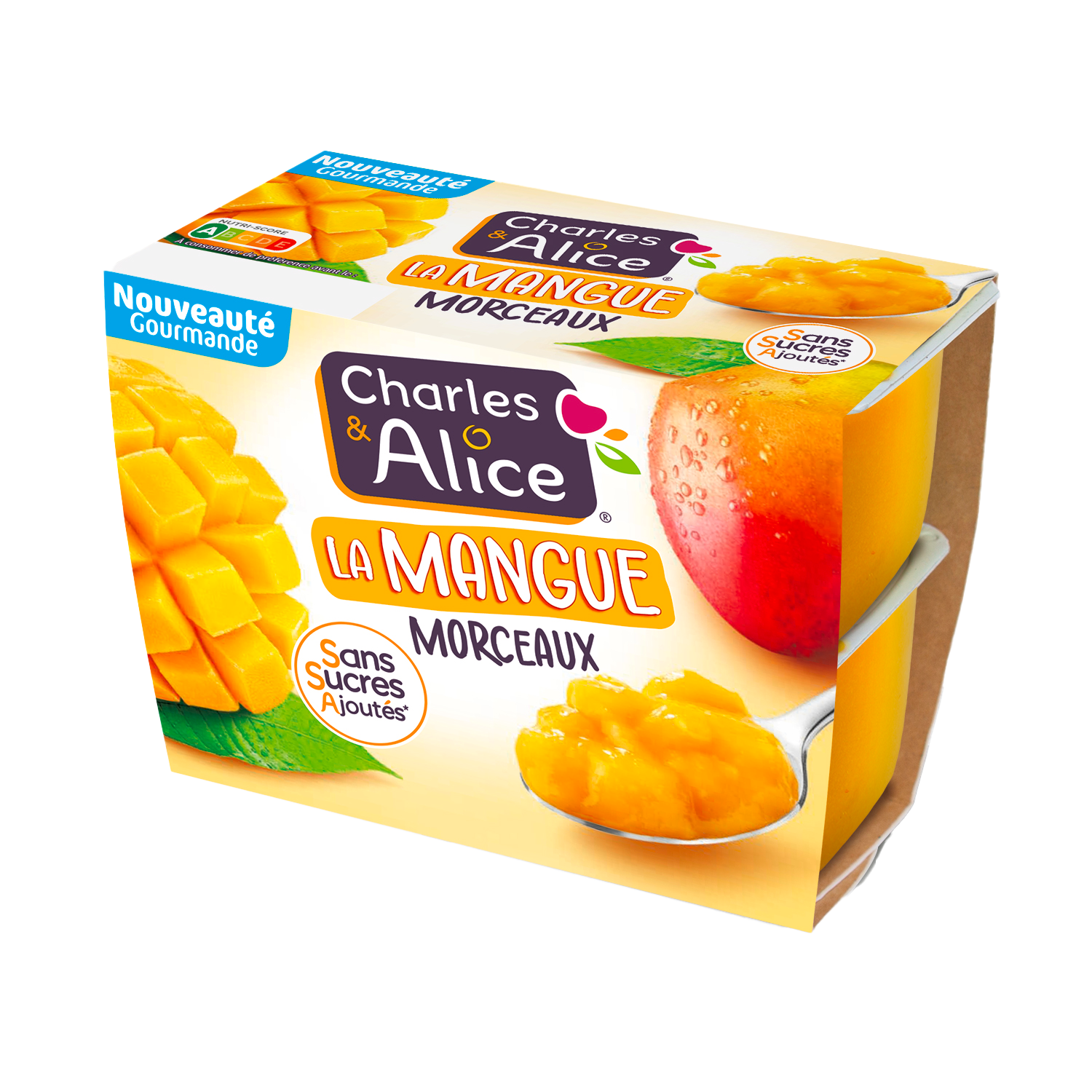DESSERT DE FRUITS AVEC MORCEAUX
SANS SUCRE AJOUTÉ