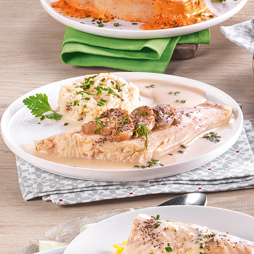 FILET DE SANDRE AU PINEAU