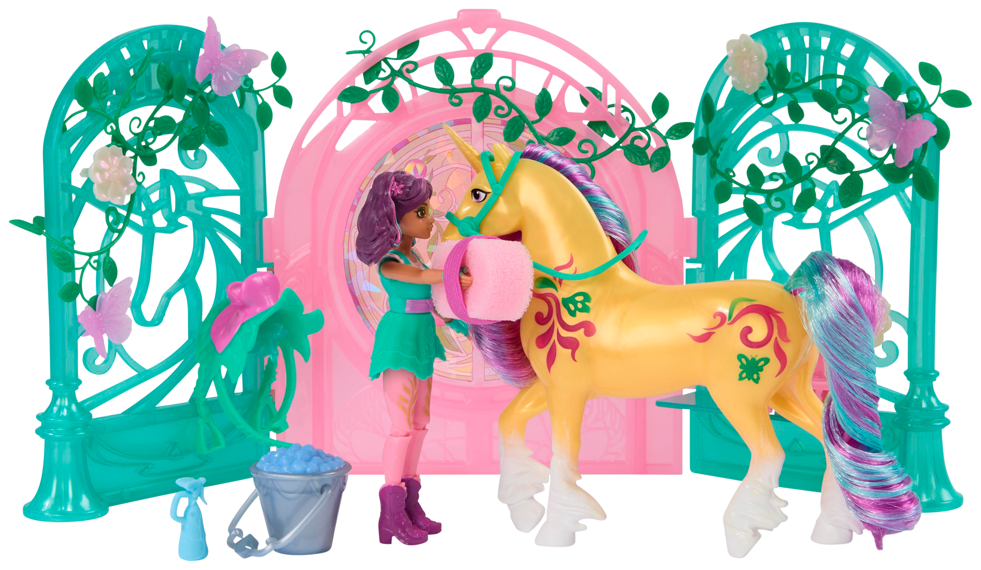 PLAYSET MINI POUPéE AVA ET LEAF COLOR CHANGE