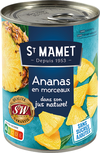 ANANAS DANS SON JUS NATUREL