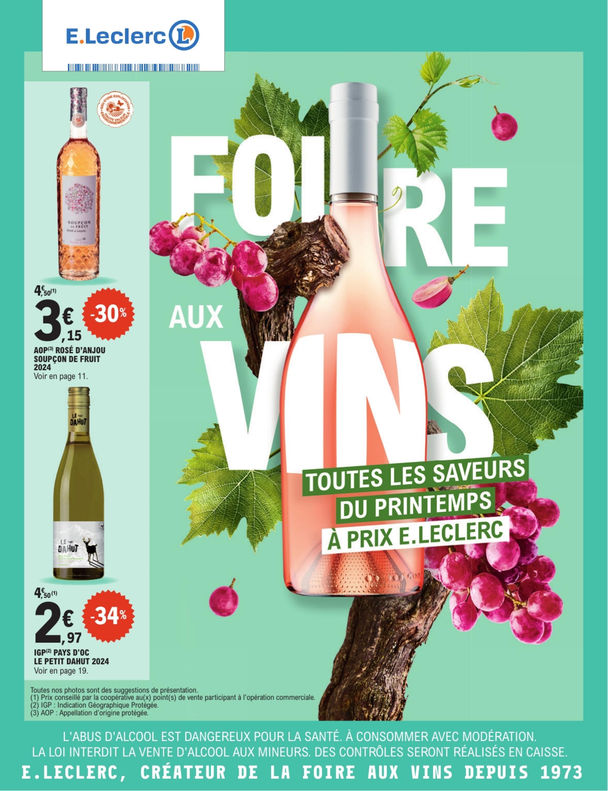 image du catalogue Foire aux vins de printemps - du 8 au 19 avril 2025