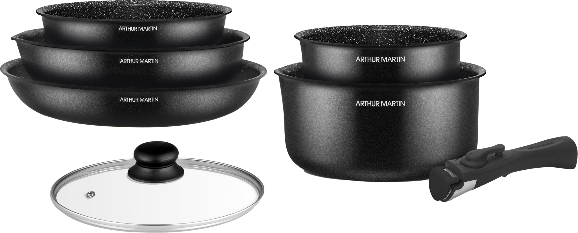 SET AMOVIBLE 7 PIÈCES NOIR