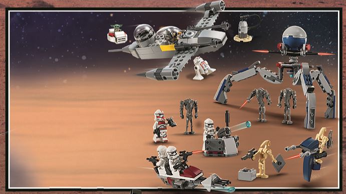 LE CHASSEUR N-1 DE MANDO ET GROGU/PACK DE COMBA...