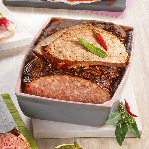 TERRINE DE CAMPAGNE À L’ANCIENNE RÔTIE AU FOUR