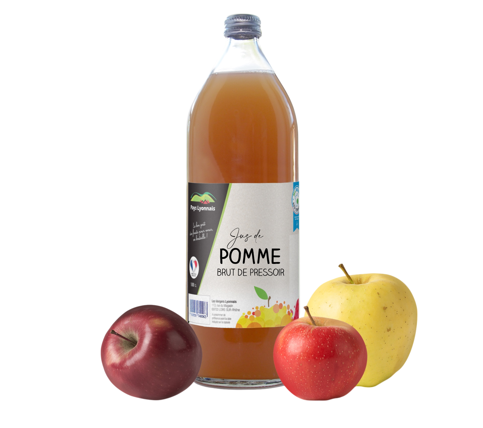 PUR JUS DE POMME BRUT DE PRESSOIR