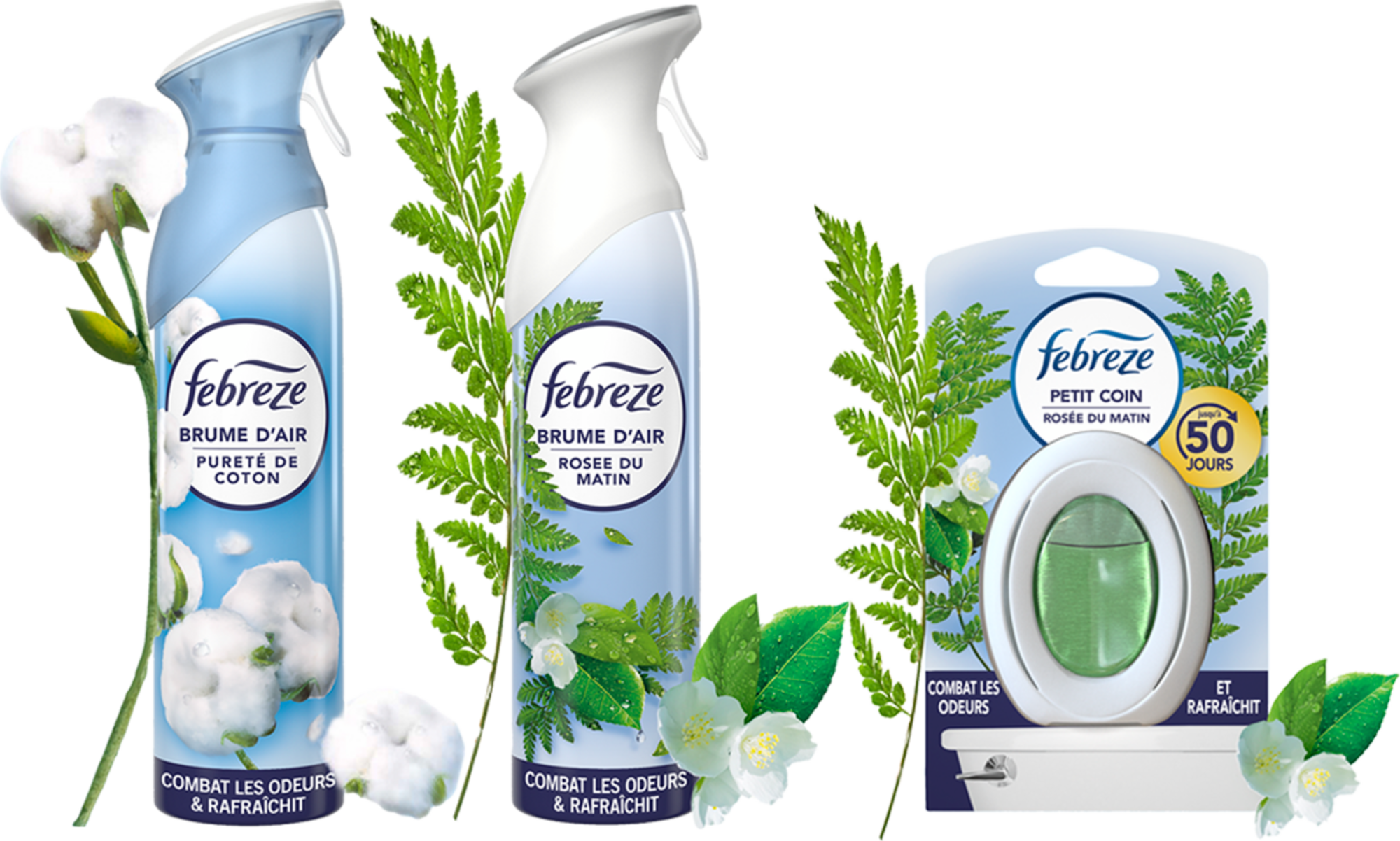 SUR LES PRODUITS PRÉSENTS EN MAGASIN DE LA GAMME "FEBREZE"