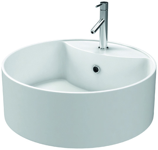 VASQUE À POSER EN CÉRAMIQUE RONDE
