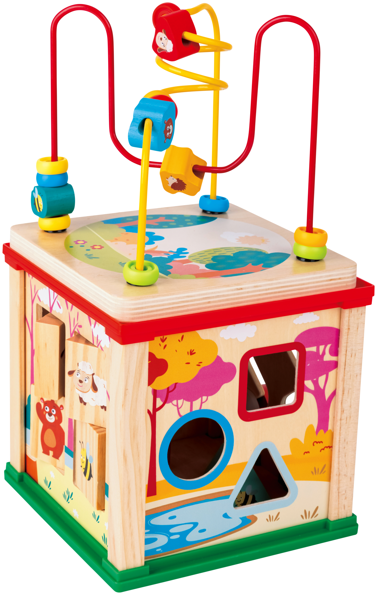 Mon cube d'activités en bois