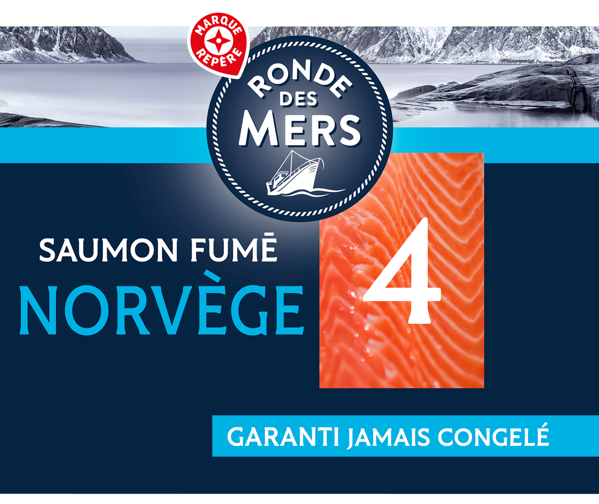 SAUMON FUMÉ DE NORVÈGE 