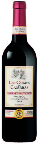 IGP(1) PAYS D’OC ROUGE CABERNET SAUVIGNON