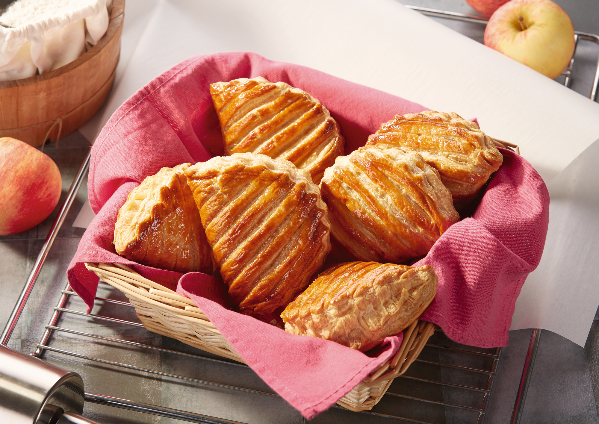 6 chaussons aux pommes pur beurre