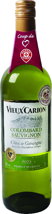 I.G.P(4) CÔTES DE GASCOGNE(3) VIEUX CARION COLOMBARD SAUVIGNON