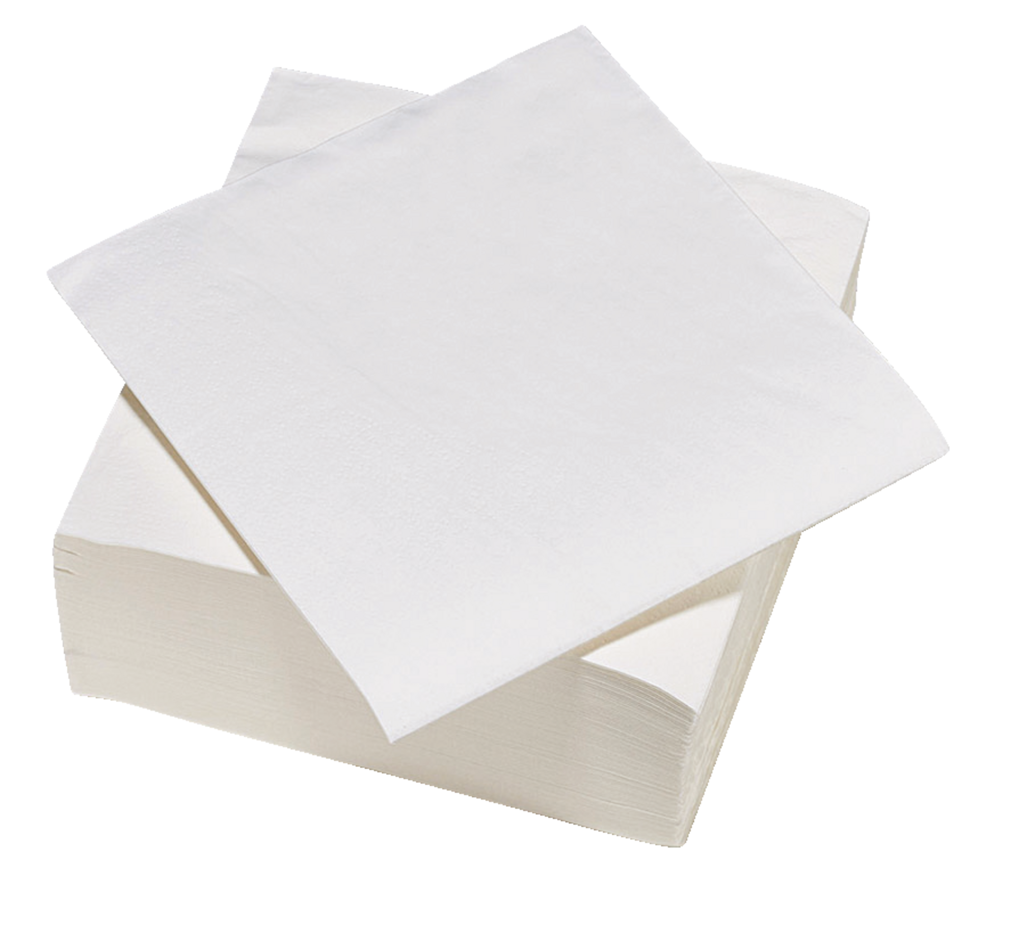 LOT DE 200 SERVIETTES 33 CM BLANC