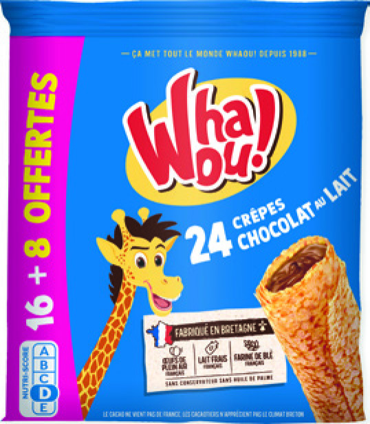 CRÊPES AU CHOCOLAT AU LAIT 